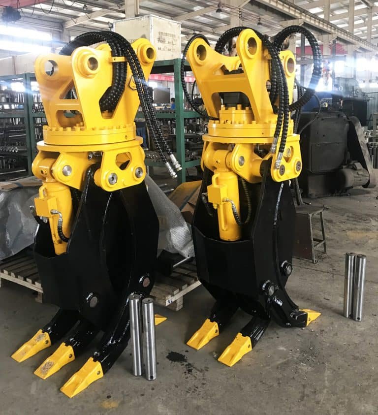 Best Hydraulic Grapples for Excavator OEM - Attachments - JIANGTU